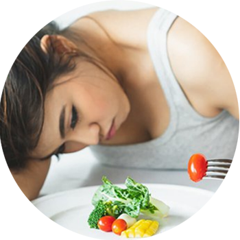 Thiếu chất dinh dưỡng trong chế độ ăn uống